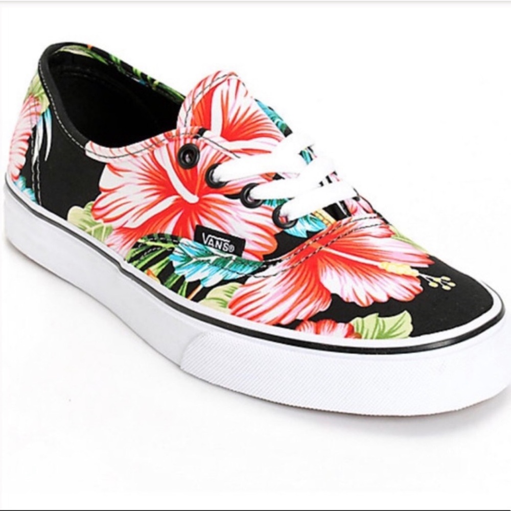 VANS tropical print. Never worn outside the house. Great condition!
